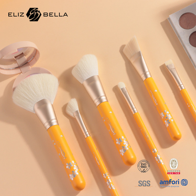 Καθορισμένο 10PCS Eco Makeup ταξιδιού εξαρτήσεων εργαλείων ISO9001 Makeup φιλικό χρώμα βουρτσών