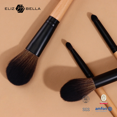 7 κομματιού συνθετική τρίχας Makeup καλλυντική βούρτσα BSCI λαβών βουρτσών ξύλινη επικυρωμένη