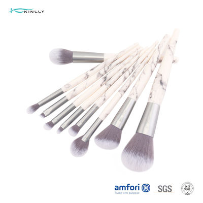 Ferrule ISO9001 9pcs καλλυντικό Makeup αργιλίου σύνολο βουρτσών