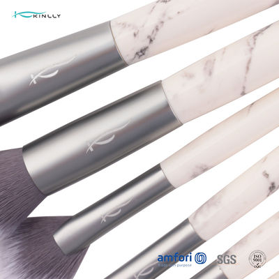 Ferrule ISO9001 9pcs καλλυντικό Makeup αργιλίου σύνολο βουρτσών
