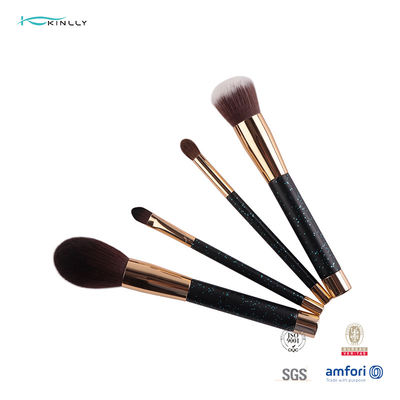 Μίνι 4pcs συνθετική βούρτσα Makeup τρίχας ταξιδιού για την υγρή κρέμα σκονών