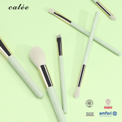 8pcs Straw Handle Cosmetic Brush, Συνθετική μακιγιάζ για τα μαλλιά