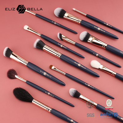 Χονδρικό 24pcs ξύλινο χειριστή μακιγιάζ βούρτσα σύνολο δική σας μάρκα καλλυντική βούρτσα σύνολο