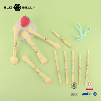 Σετ Πινέλων Μακιγιάζ Ταξιδιού με Μεταλλική Λαβή, Απαραίτητο για Τέλειο Μακιγιάζ