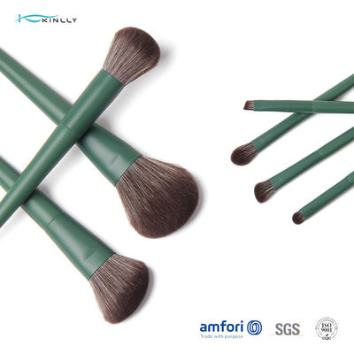12pcs πράσινα ξύλινα σύνολα βουρτσών Makeup λαβών όμορφα