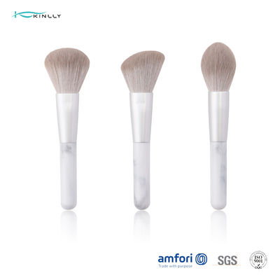 ISO9001 Ferrules 3pcs αργιλίου συνθετική βούρτσα Makeup τρίχας
