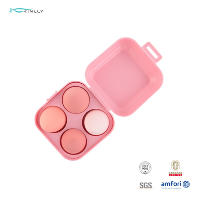 Marshmallow Microfiber πολυτέλειας Makeup έξοχο μαλακό λατέξ χρωμάτων σφουγγαριών κόκκινο ρόδινο ελεύθερο