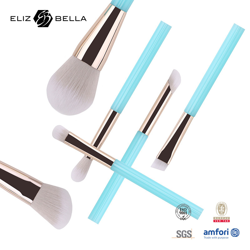 6pcs OEM μακιγιάζ βούρτσες ματιών για την φροντίδα της ομορφιάς, Cruelty Free συνθετική μαλλιά μακιγιάζ βούρτσα κιτ