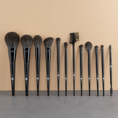 12PCS συνθετική 4pcs βουρτσών Makeup πολυτέλειας βούρτσα σκιάς ματιών ασφαλίστρου
